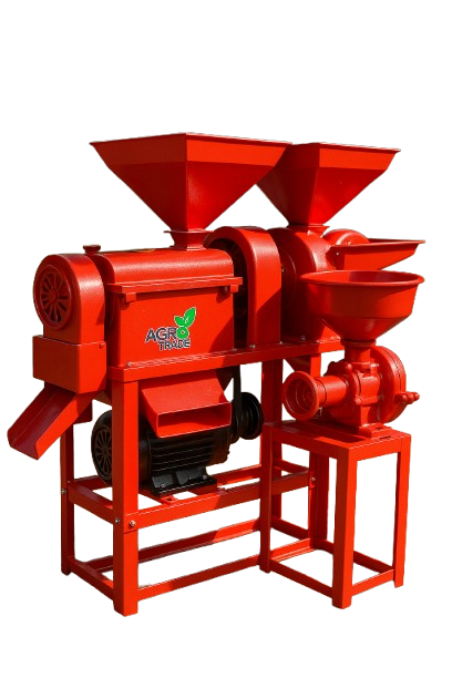 Three-Head Mini Auto Rice Mil
