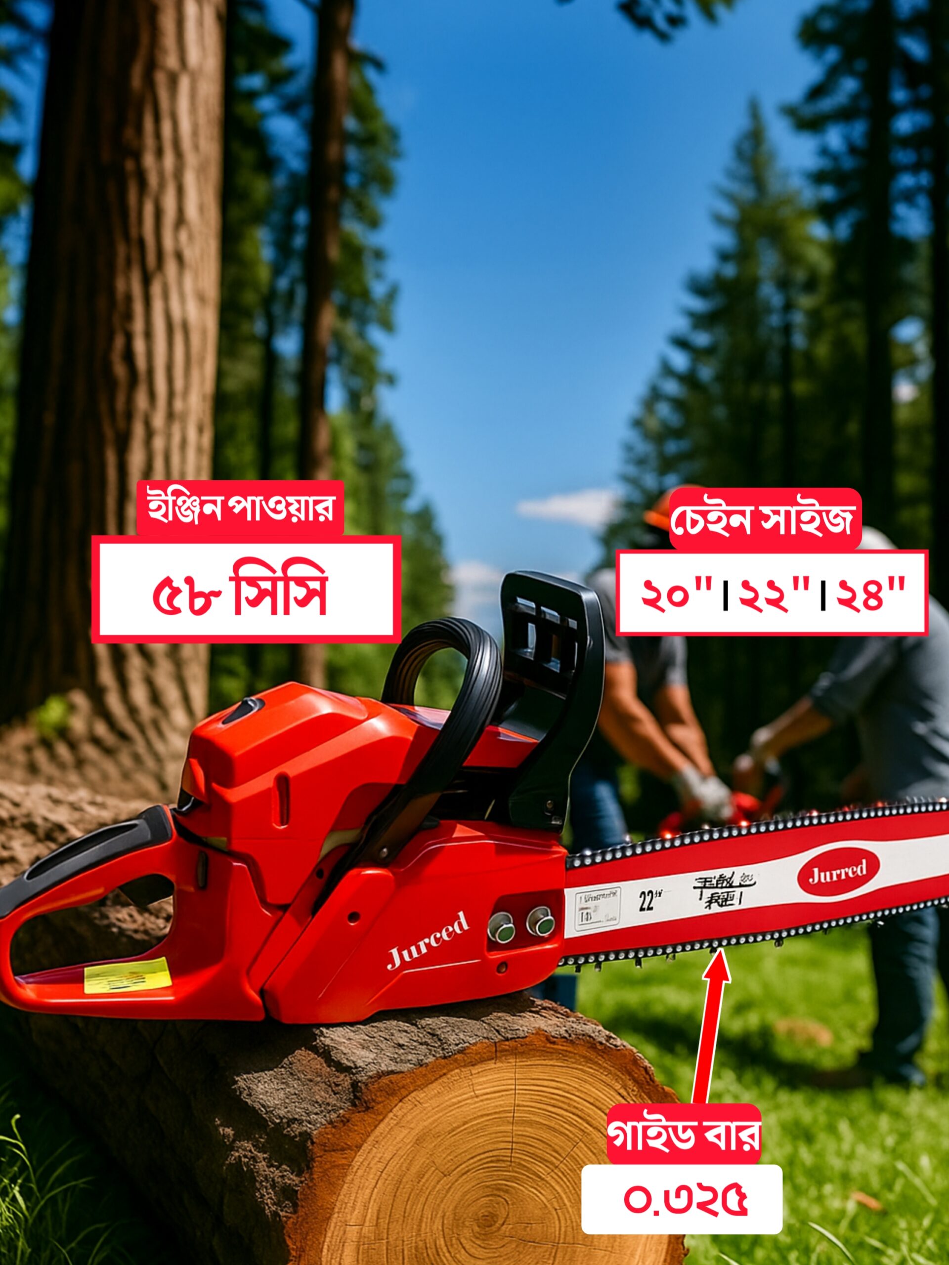 গাছ কাটা মেশিন