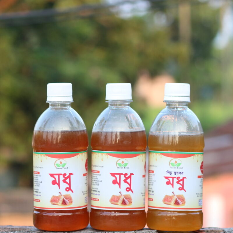 কম্বো প্যাক ৩ টি 500 Ml ফ্রেশ সরিষা, লিচু ও বরই ফুলের মধু